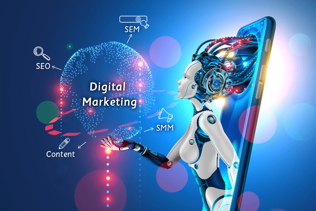 This image represents Top 5 Ways How AI is Revolutionizing Digital Marketing Strategies.