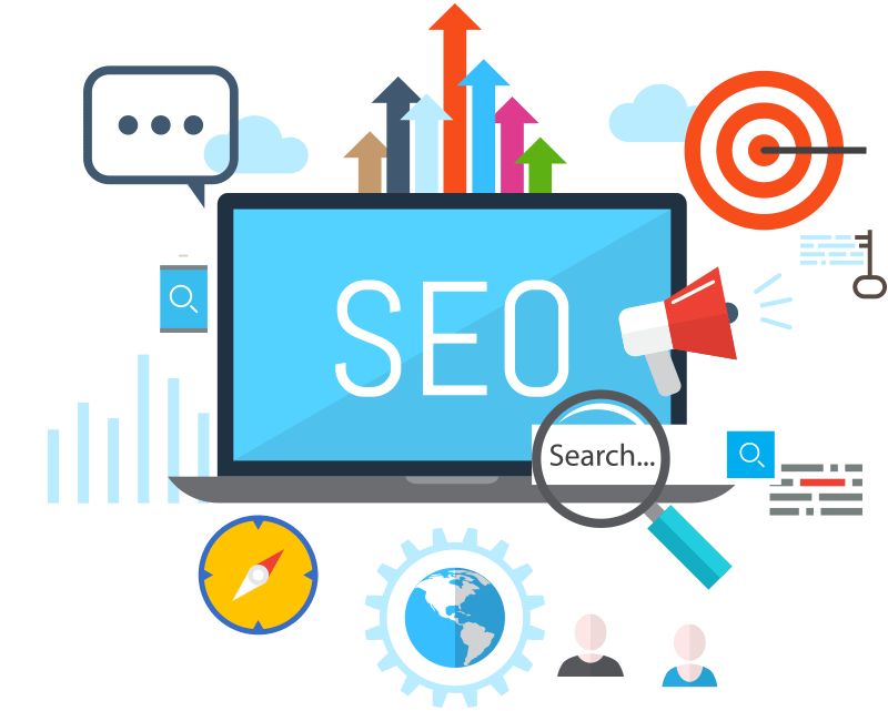 This image shows Search Engine Optimization (SEO). 