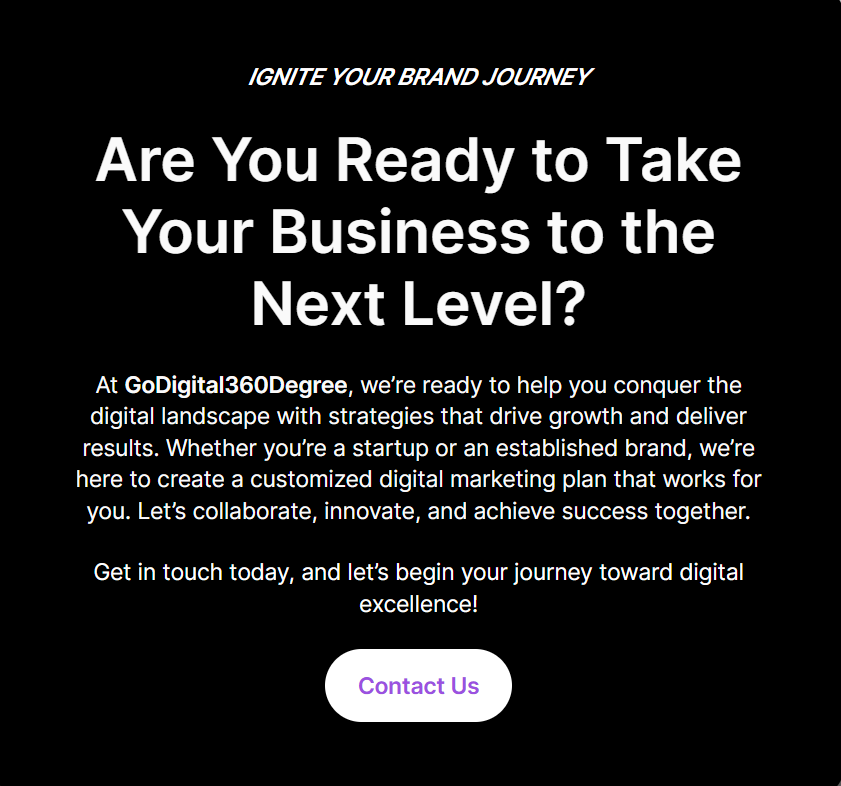 Let's build your brand with GoDigital360Degree