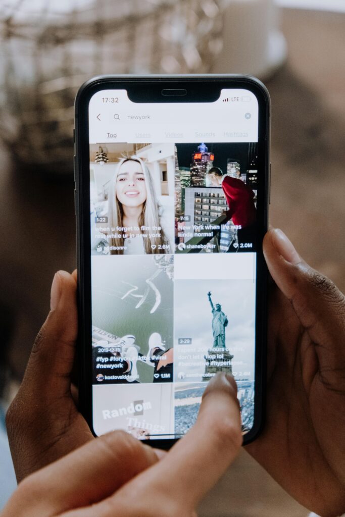 Audience engaging with posts through social media optimization services