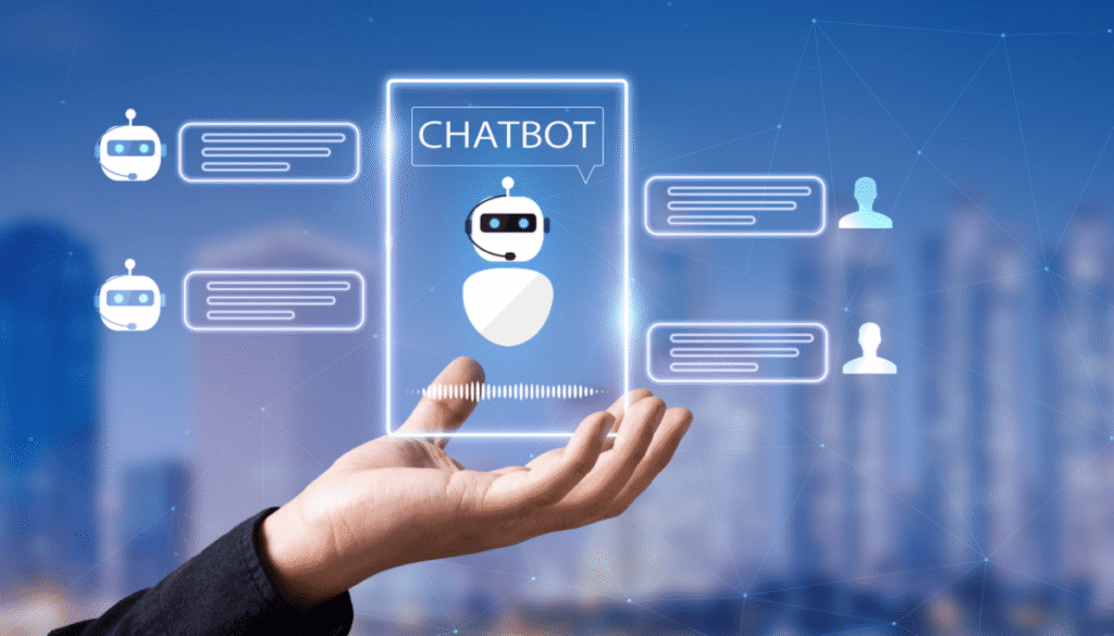 This image depicts the title of the blog- The Role of Chatbots in Digital Marketing
