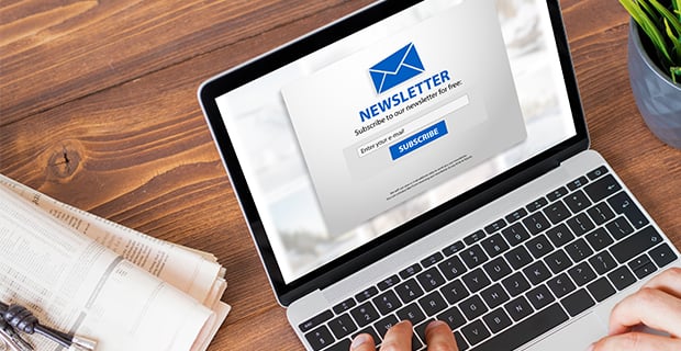 The image represents the title of the blog- "How to create engaging email newsletters that converts".