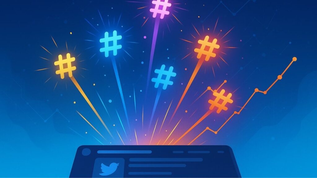 The image represents the title of the blog- "The Science of Hashtags: How To Use Them Effectively" 
